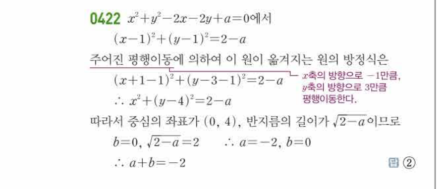 쎈공통수학2 0422번 해설