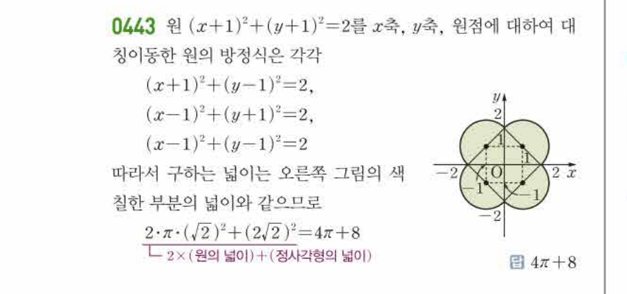 쎈공통수학2 0443번 해설