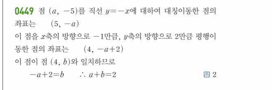 쎈공통수학2 0449번 해설