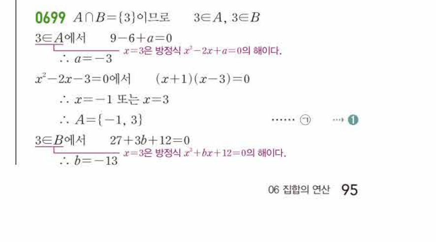 쎈공통수학2 0699번 해설