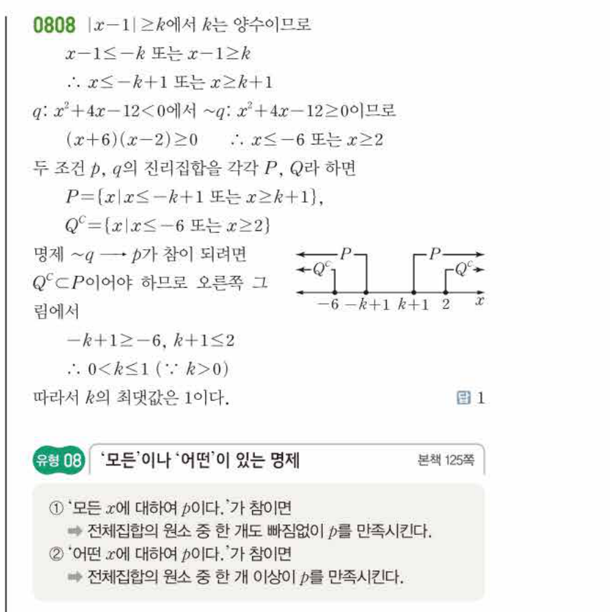 쎈공통수학2 0808번 해설