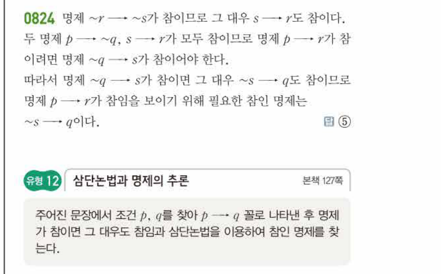 쎈공통수학2 0824번 해설