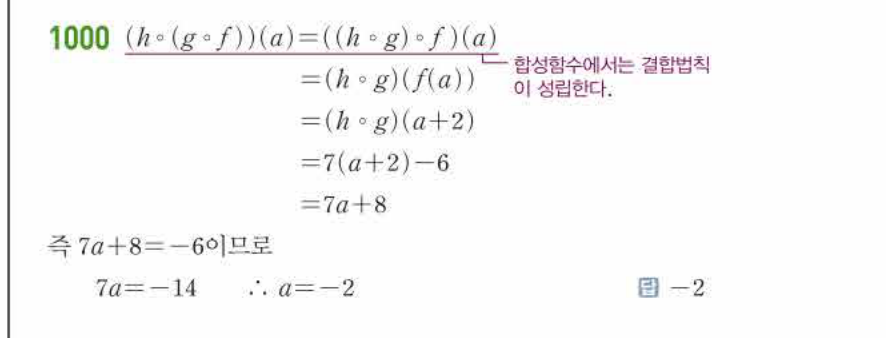 쎈공통수학2 1000번 해설