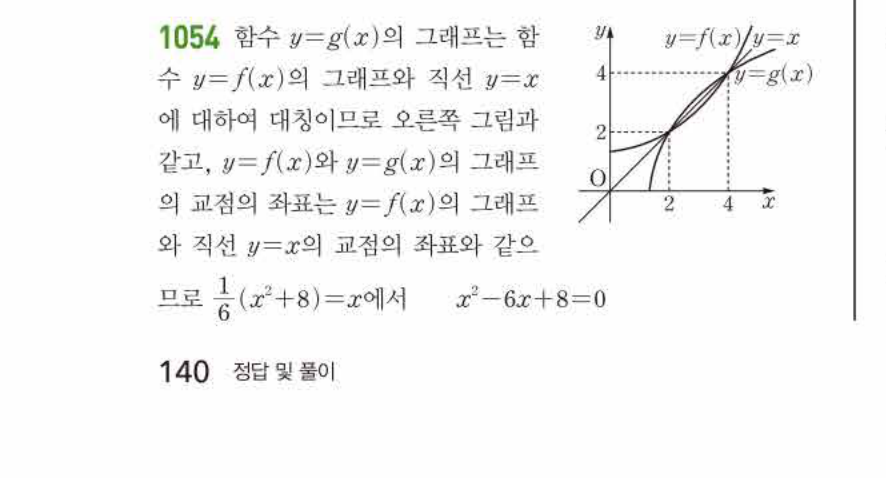쎈공통수학2 1054번 해설