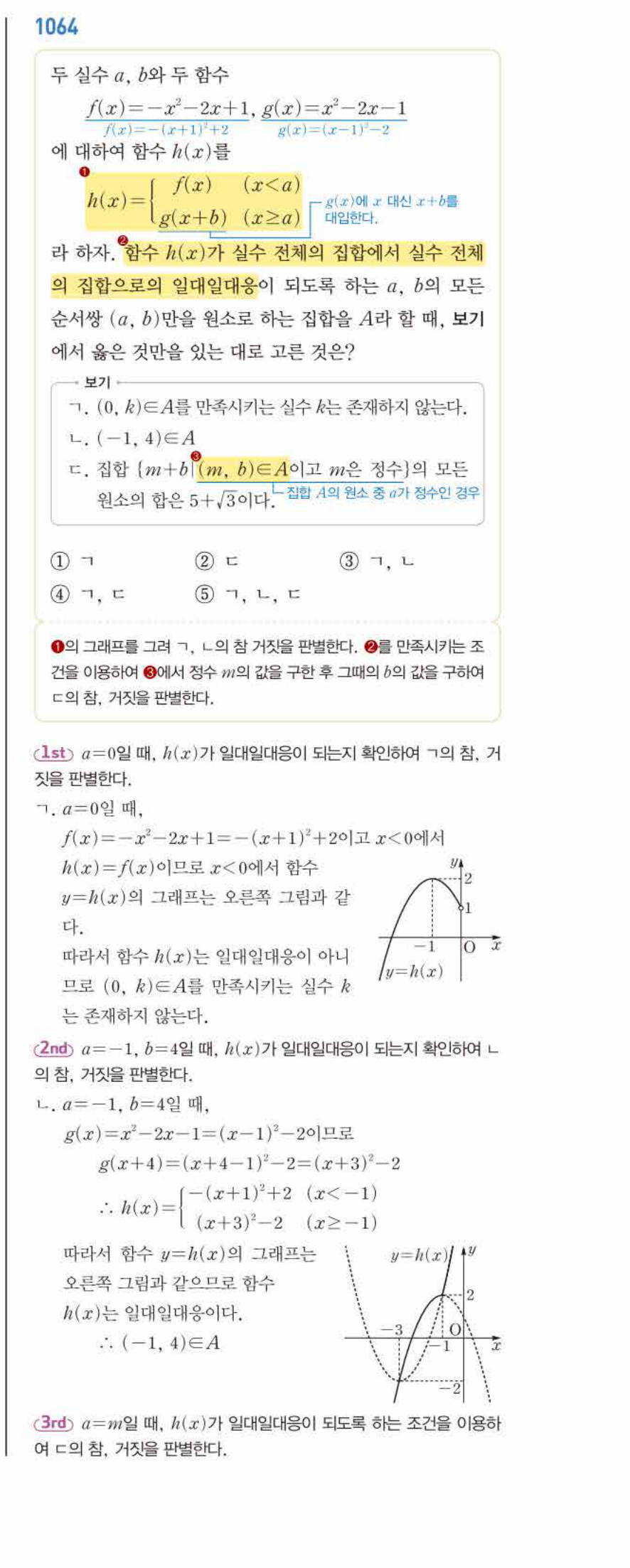 쎈공통수학2 1064번 해설