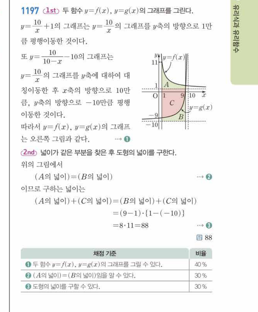 쎈공통수학2 1197번 해설