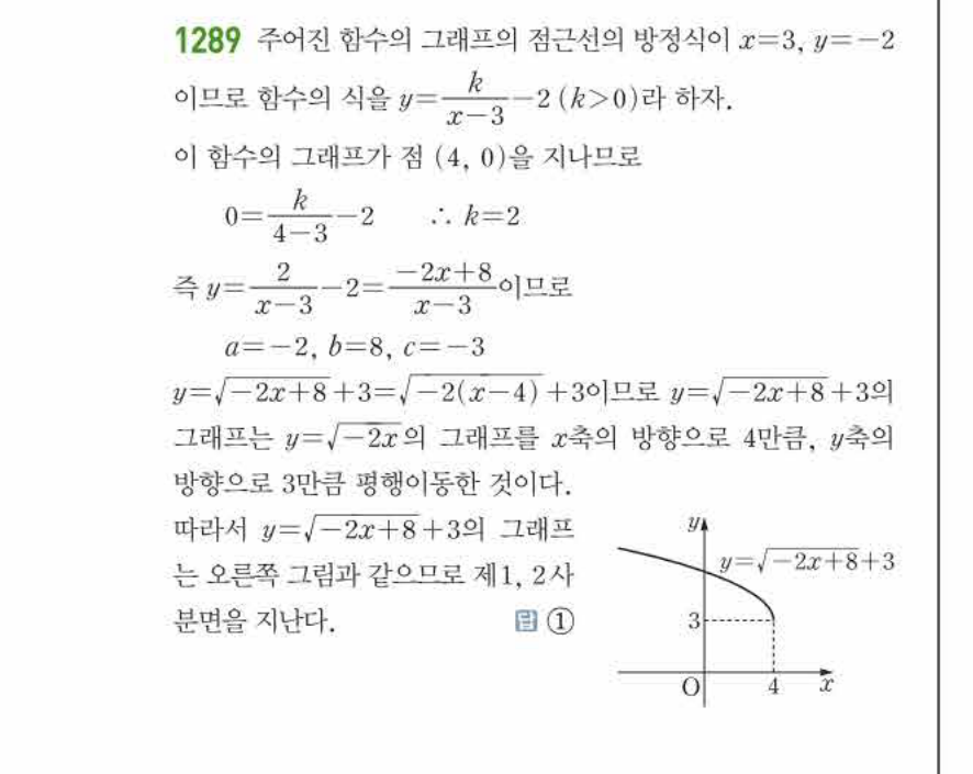 쎈공통수학2 1289번 해설