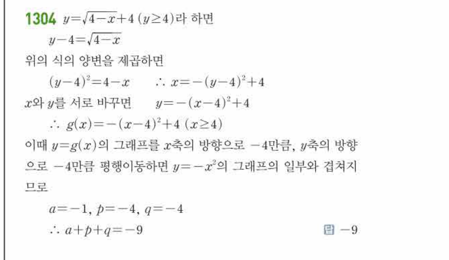 쎈공통수학2 1304번 해설