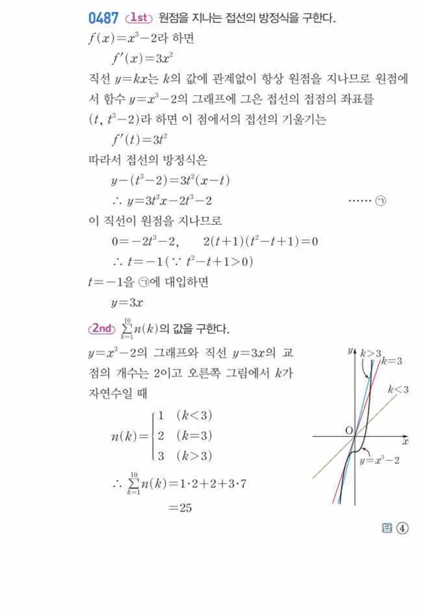 쎈미적분1-0487 해설이미지
