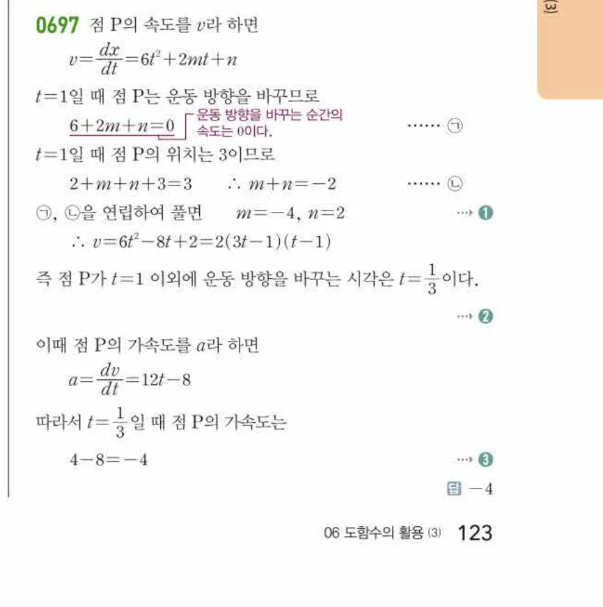쎈미적분1-0697 해설이미지