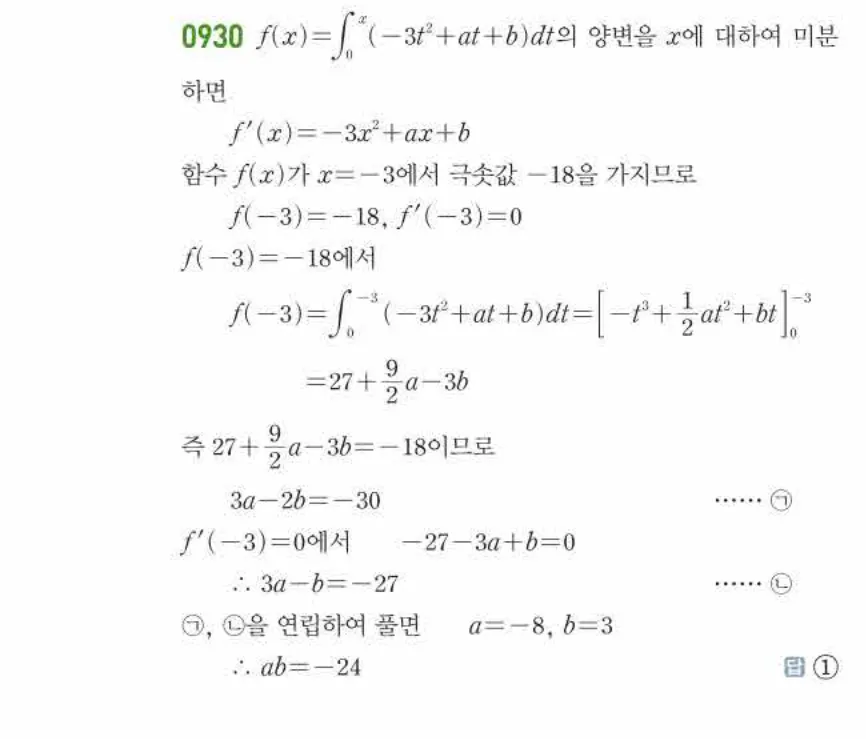 쎈미적분1-0930 해설이미지