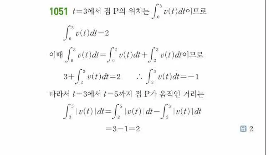 쎈미적분1-1051 해설이미지