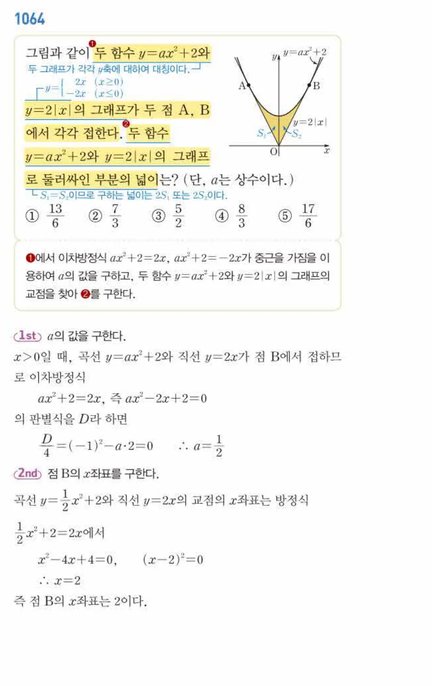 쎈미적분1-1064 해설이미지