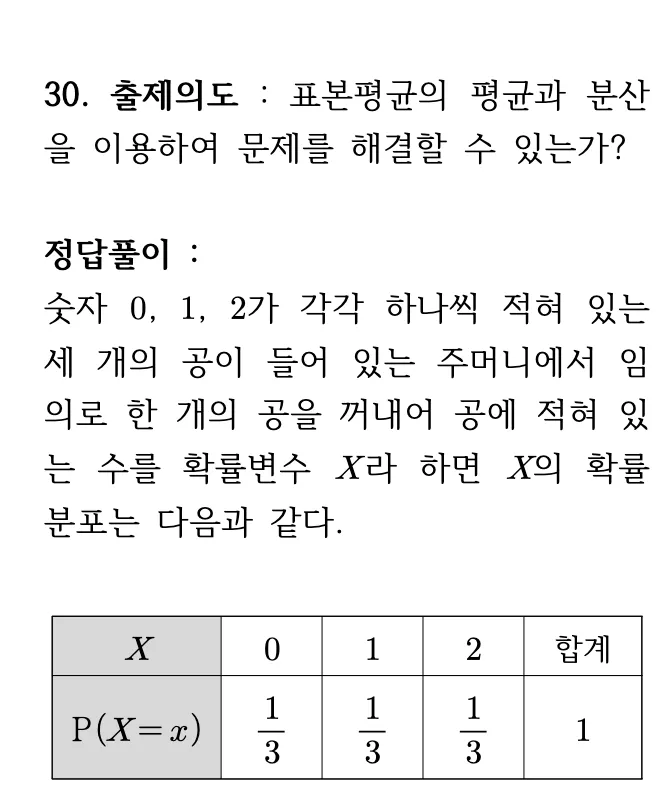 2026년 09월 고3 모의평가 수학 30번 확률과통계 상세 해설 1