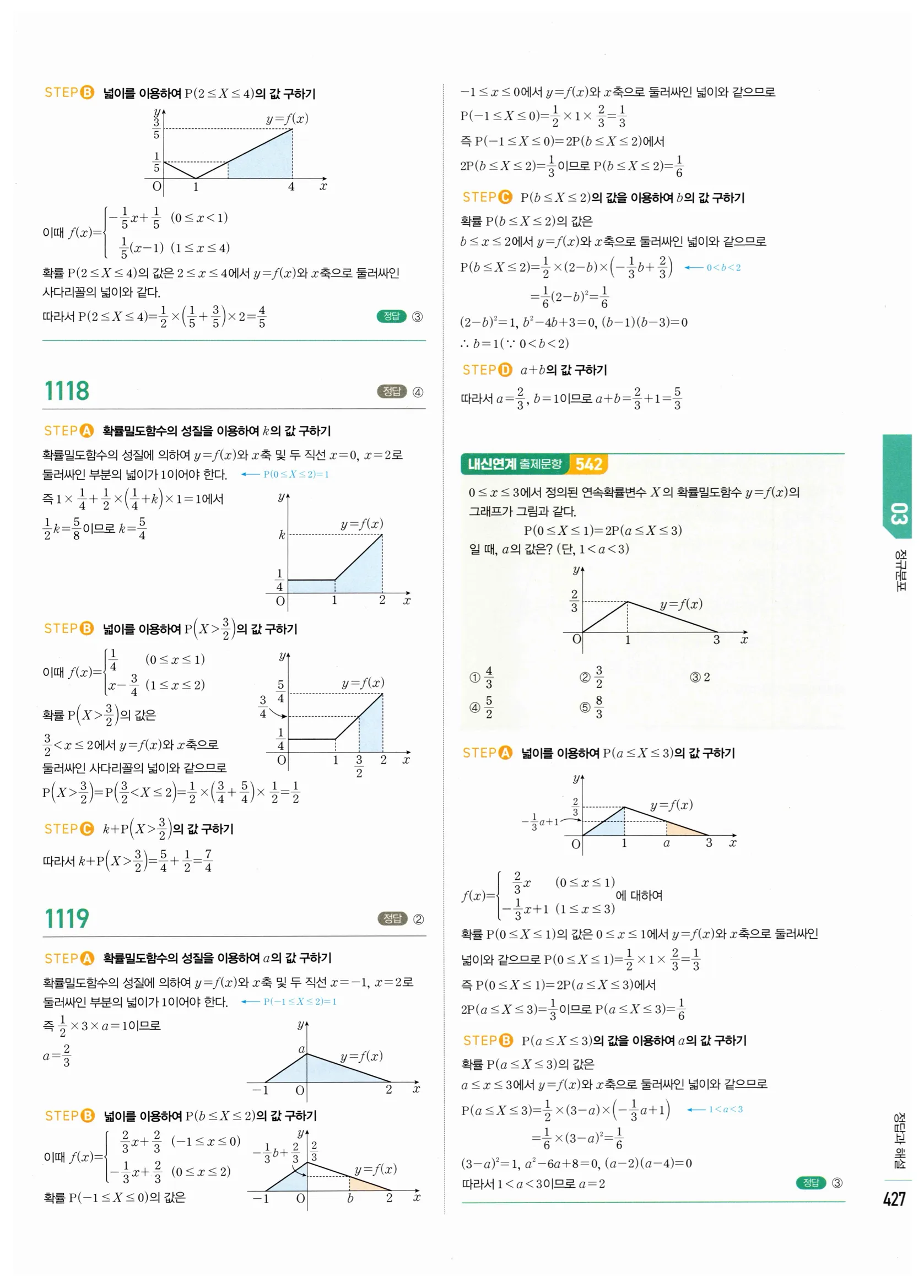 2026 마플시너지 확률과통계 03 정규분포 답지 2쪽